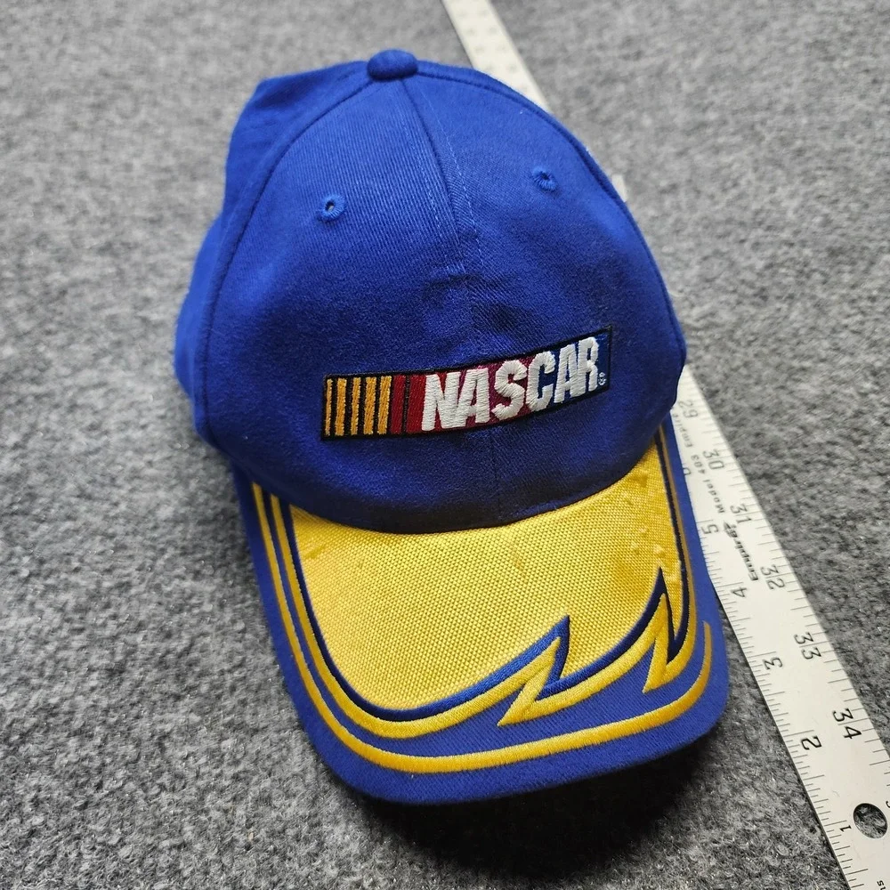 Vintage Y2K Nascar Embroidered Checkered Flag Sports Racing Snapback NWT